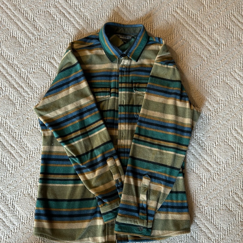 Eddie Bauer button down fleece